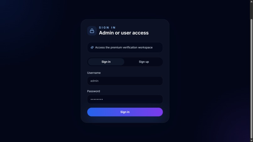 VeriTrust AI – screenshot 2