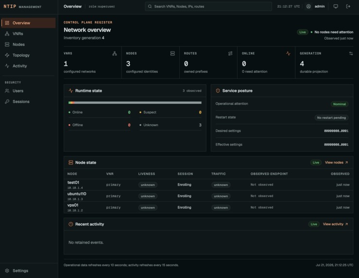 NTIP – screenshot 1
