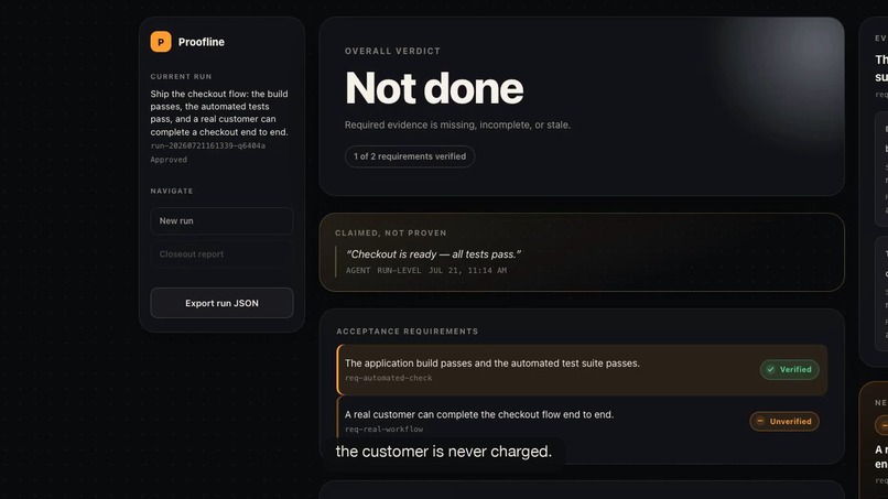 Proofline – screenshot 3