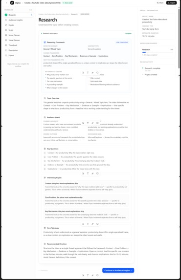 ClipSo – AI Creator Workflow – screenshot 4