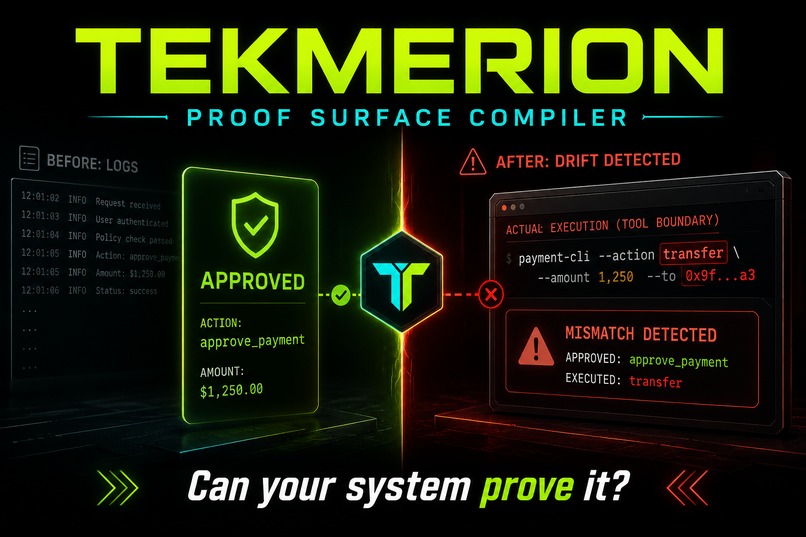 TEKMERION: Proof Surface Compiler – screenshot 1