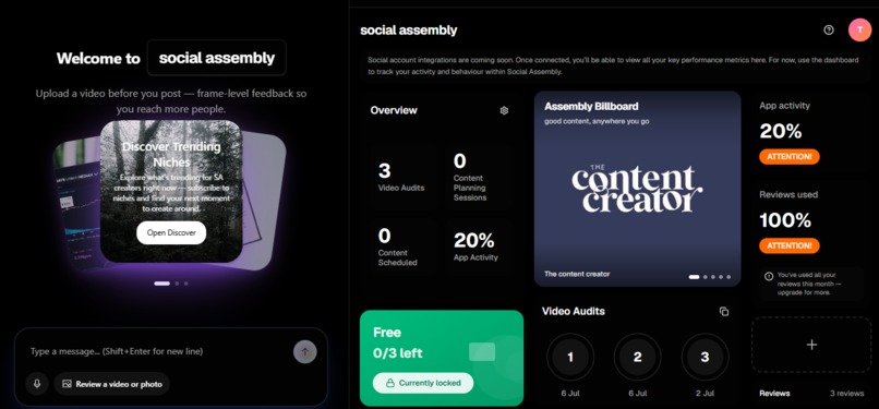 Social Assembly AI Coach for Creators  – screenshot 5