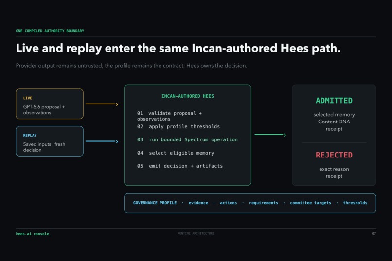 hees.ai console - Governed AI Profile Studio – screenshot 4