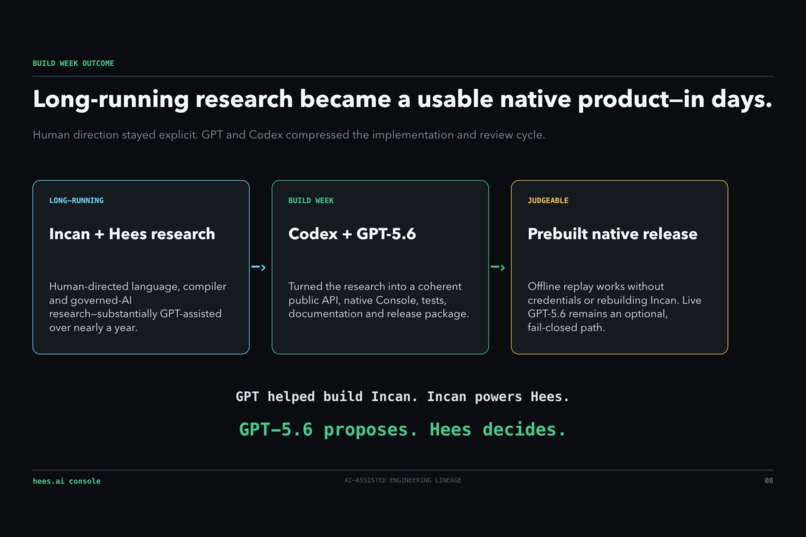 hees.ai console - Governed AI Profile Studio – screenshot 7