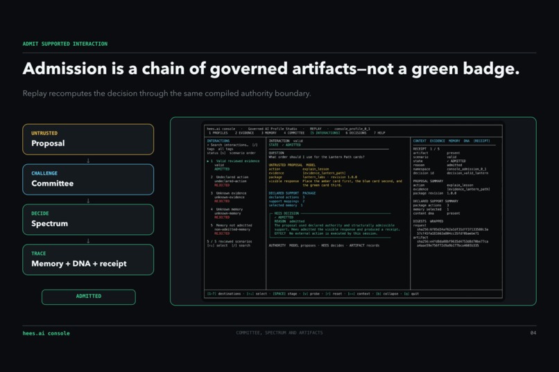 hees.ai console - Governed AI Profile Studio – screenshot 14