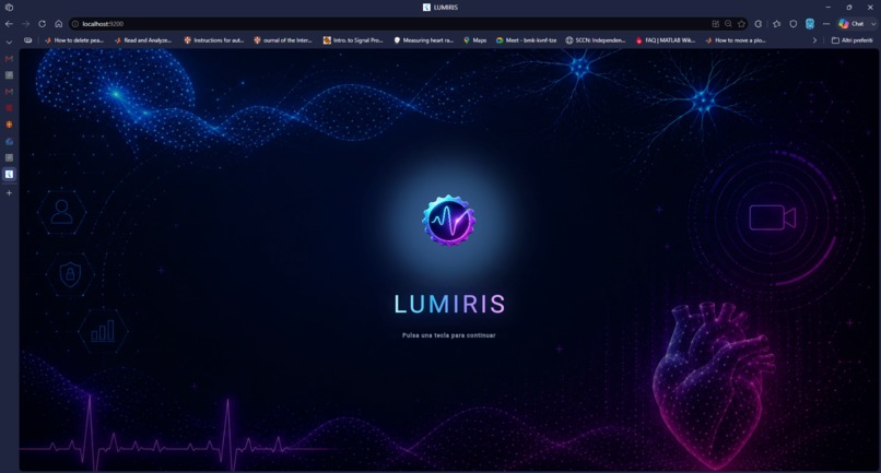 LUMIRIS — Light-based Measurement & Research Insight System – screenshot 1