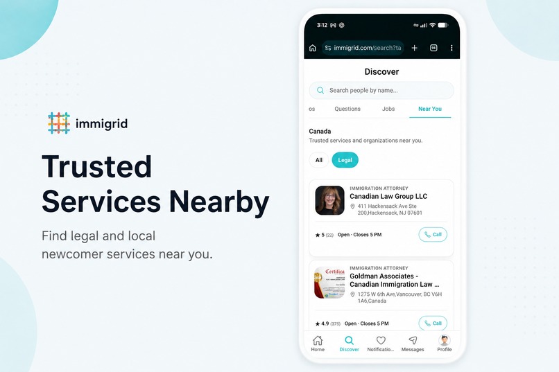 immigrid - Worldwide social network for immigrants – screenshot 10