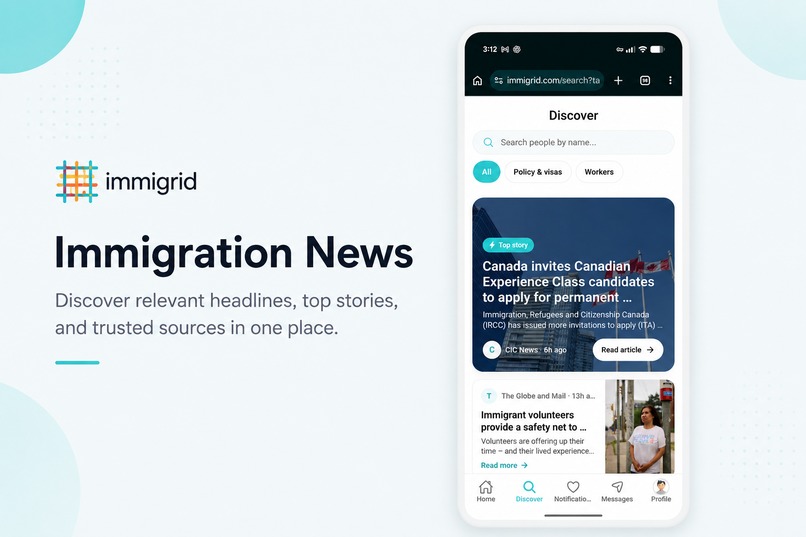 immigrid - Worldwide social network for immigrants – screenshot 8