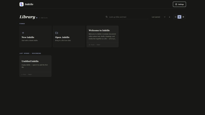 Inktile – screenshot 1