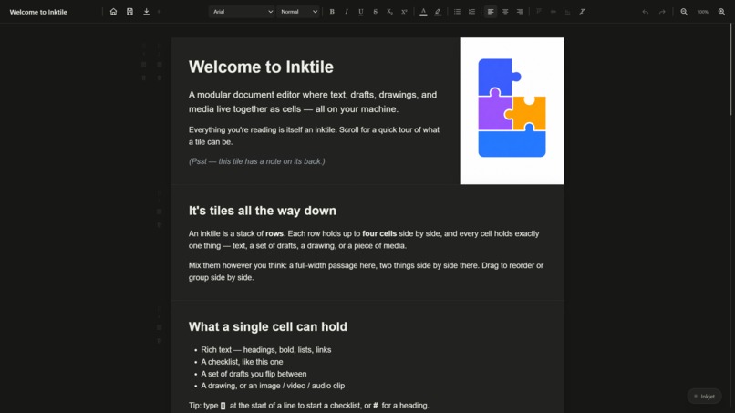 Inktile – screenshot 2