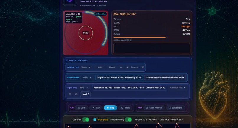 LUMIRIS — Light-based Measurement & Research Insight System – screenshot 2