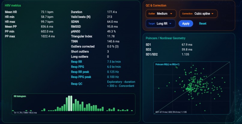 LUMIRIS — Light-based Measurement & Research Insight System – screenshot 3