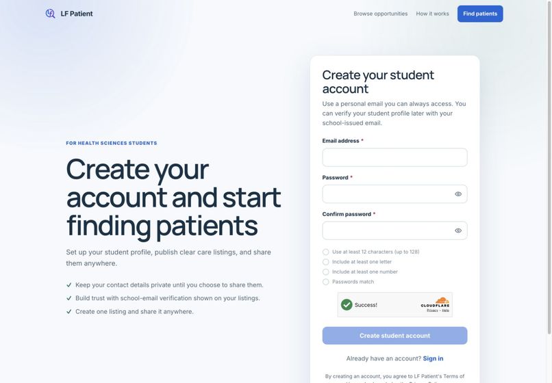 LF Patient – screenshot 3