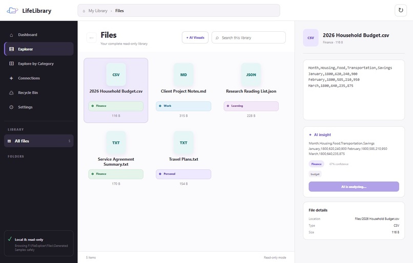 LifeLibrary – screenshot 3