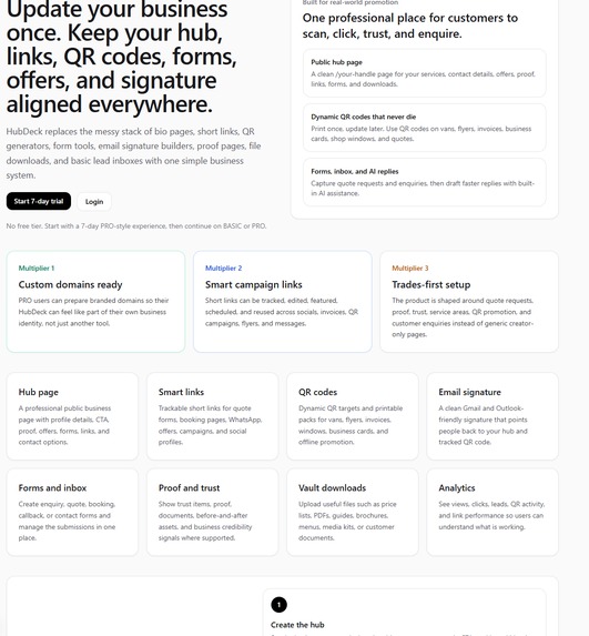 HubDeck – screenshot 1