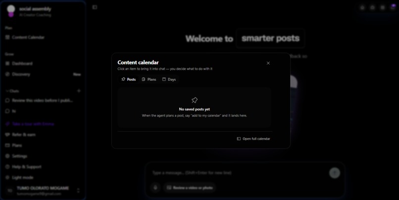 Social Assembly AI Coach for Creators  – screenshot 11