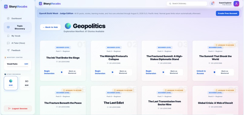 StoryVocabs – screenshot 4