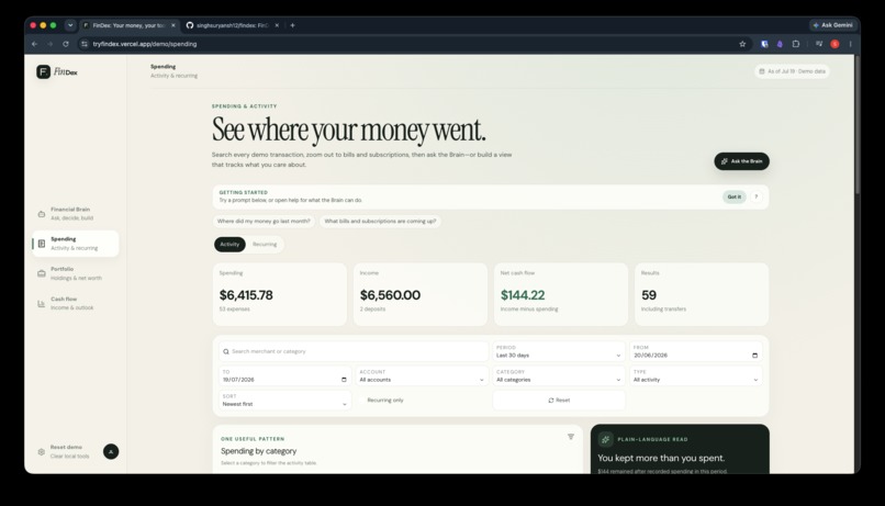 FinDex – screenshot 7