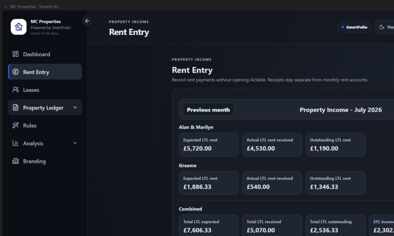 SmartFolio – screenshot 2