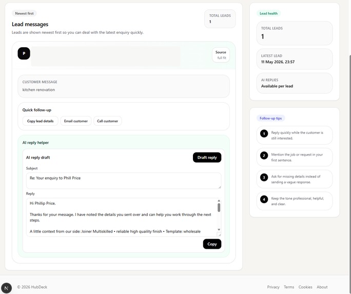 HubDeck – screenshot 8