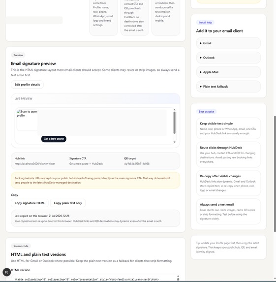 HubDeck – screenshot 9