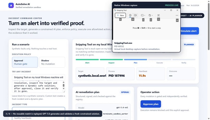 AutoSolve AI — Verified IT Remediation  – screenshot 3