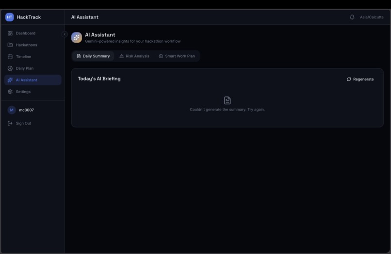 HackTrack – screenshot 4