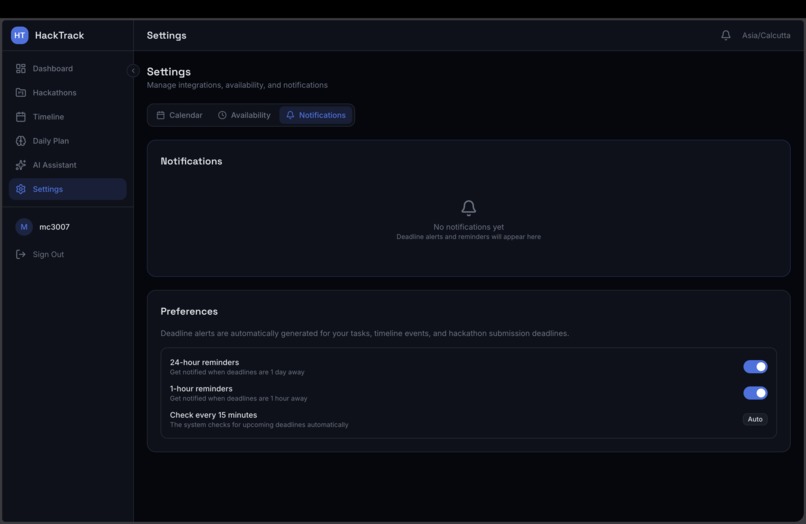 HackTrack – screenshot 5