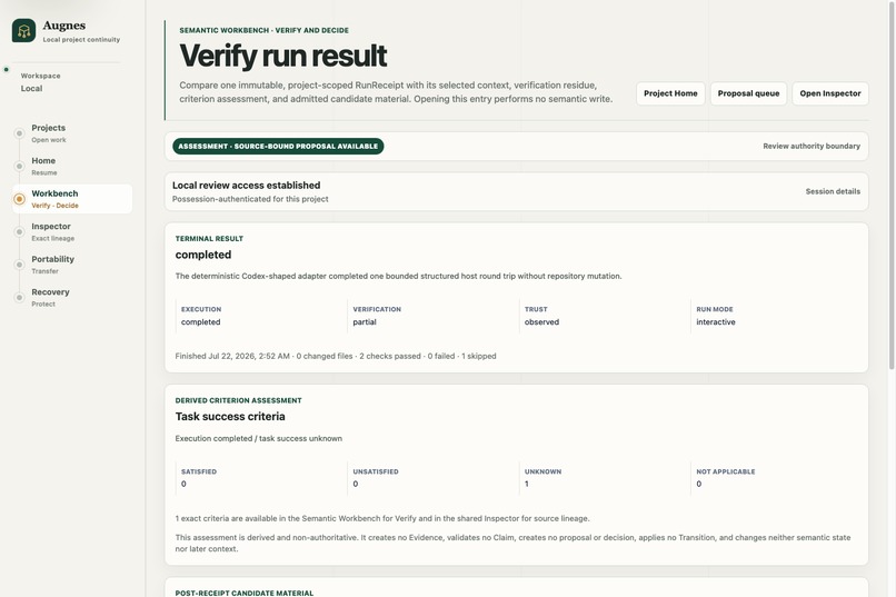 Augnes — Continuous Perspective for AI-Assisted Work – screenshot 4