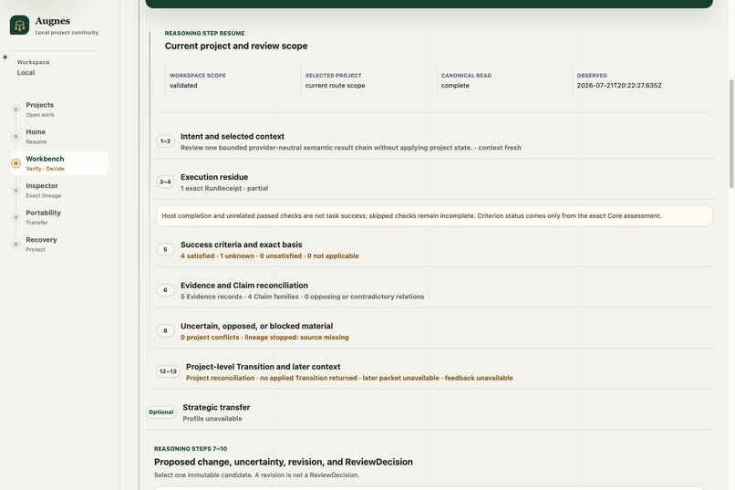 Augnes — Continuous Perspective for AI-Assisted Work – screenshot 6