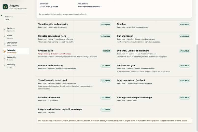 Augnes — Continuous Perspective for AI-Assisted Work – screenshot 9
