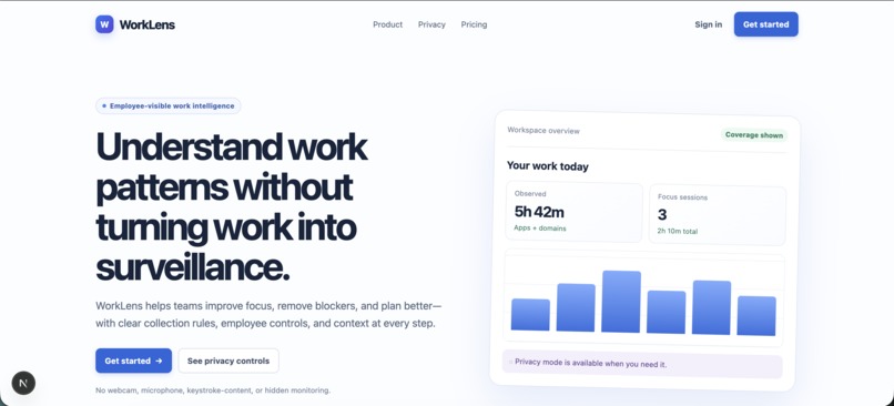 WorkLens – screenshot 1