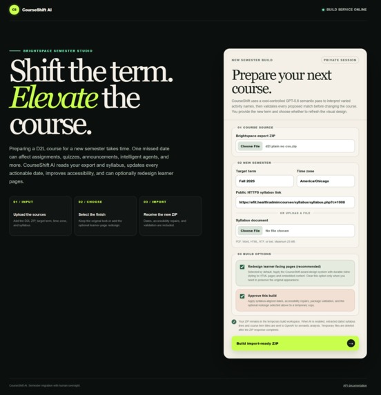 CourseShift AI – screenshot 1