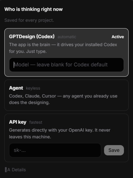 GPTDesign: The Design Layer for Codex – screenshot 2