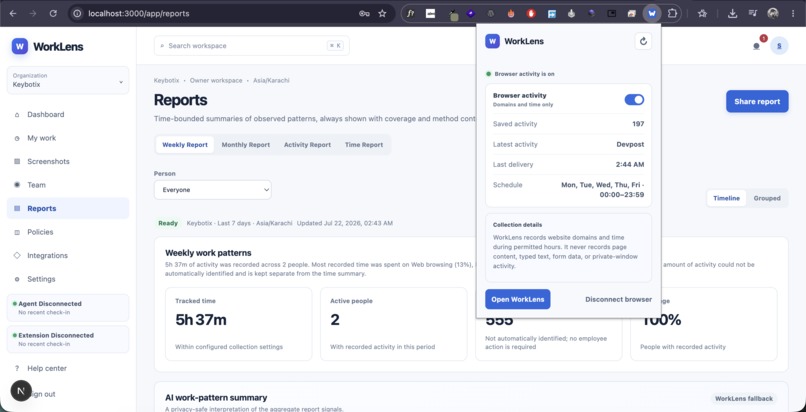 WorkLens – screenshot 5