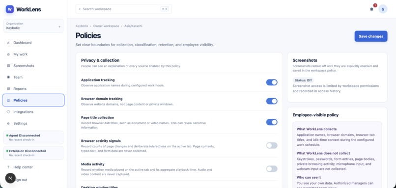 WorkLens – screenshot 3