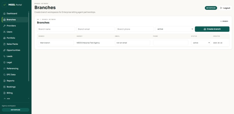 MEES PORTAL – screenshot 4