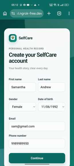 SelfCare — Everyday Care, Clearly Connected. – screenshot 11