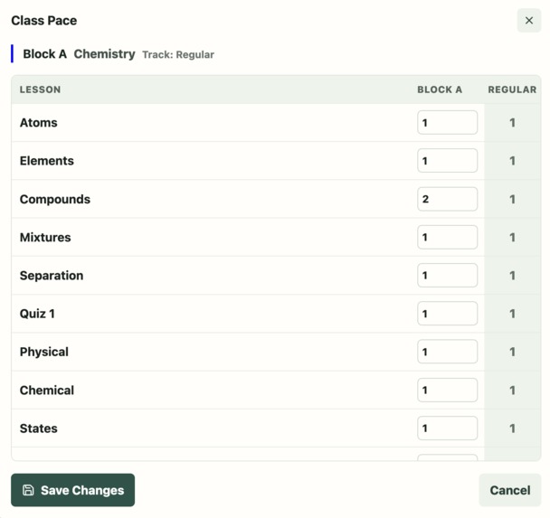 Pacing Guide – screenshot 7