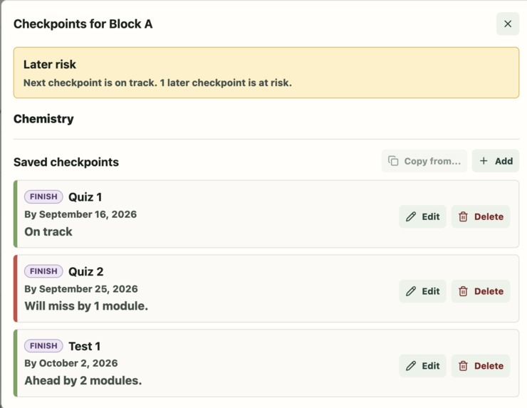Pacing Guide – screenshot 9