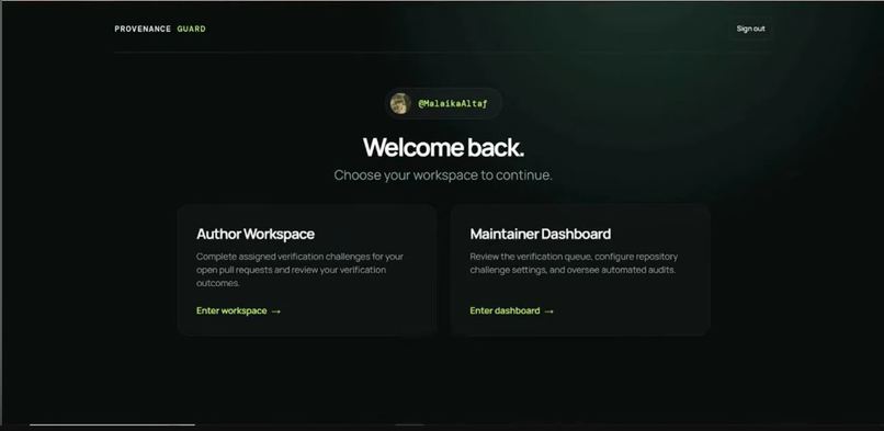 Provenance Guard: The Accountability Engine – screenshot 1