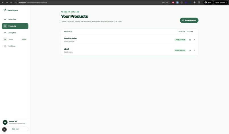 Save Papers – screenshot 2