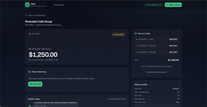 Aria – screenshot 1