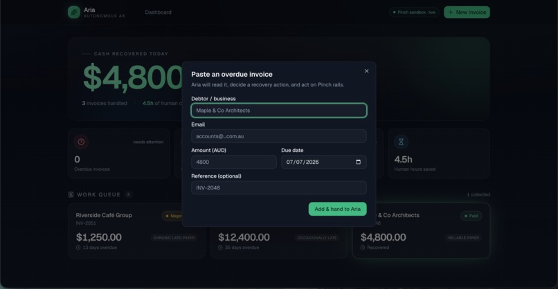 Aria – screenshot 3
