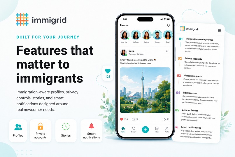 immigrid - Worldwide social network for immigrants – screenshot 13