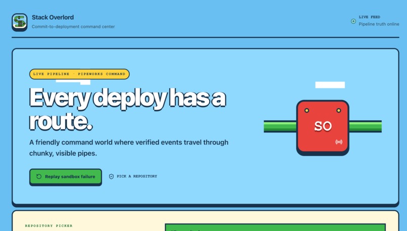 Stack Overlord: Pipeline monitoring for busy developers – screenshot 3