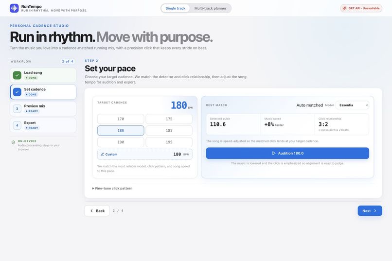 RunTempo – screenshot 9