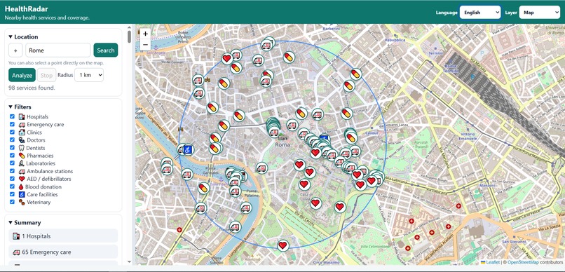 HealthRadar – screenshot 1