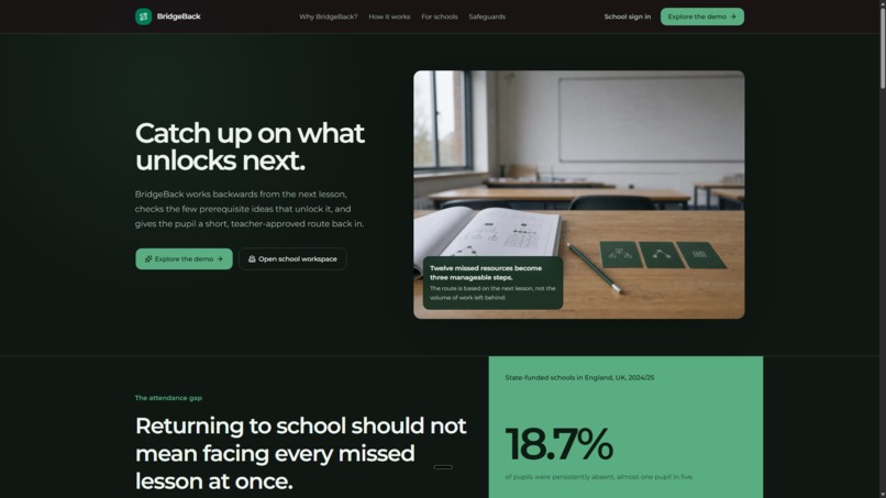 BridgeBack - Building a Better Way Back After Absence – screenshot 1