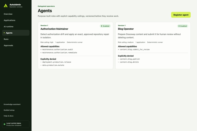 AutoAdmin – screenshot 3